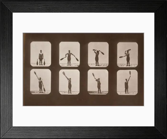 Framed Print : Athletes. Swinging clubs Framed Print : Athletes. Swinging clubs