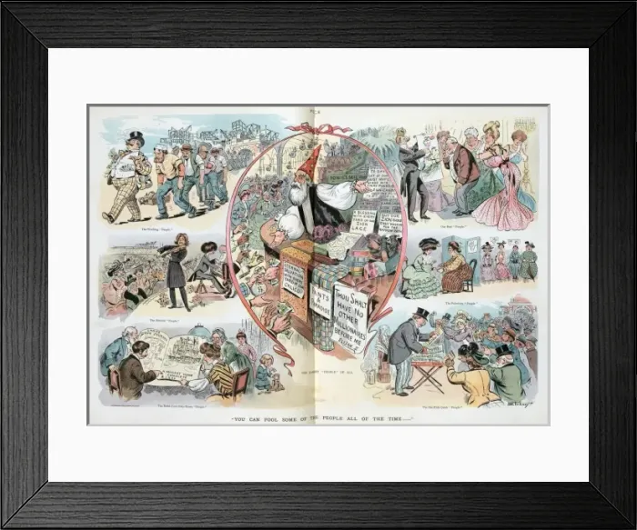 Framed Print : You can fool some of the people all of the time Framed Print : You can fool some of the people all of the time