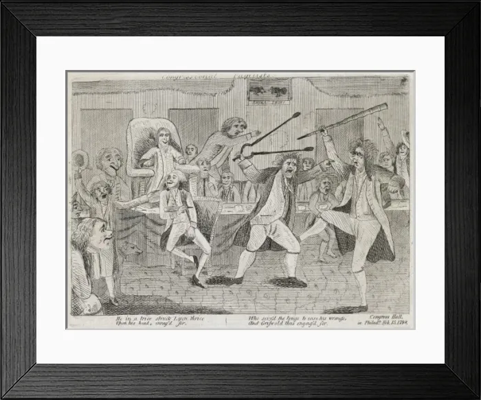 Framed Print : Congressional pugilists Framed Print : Congressional pugilists