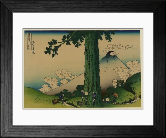 Framed Print : Mishima Pass in Kai Province Framed Print : Mishima Pass in Kai Province