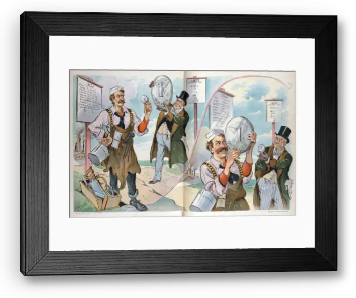 Framed Print : The evolution of the dollar Framed Print : The evolution of the dollar