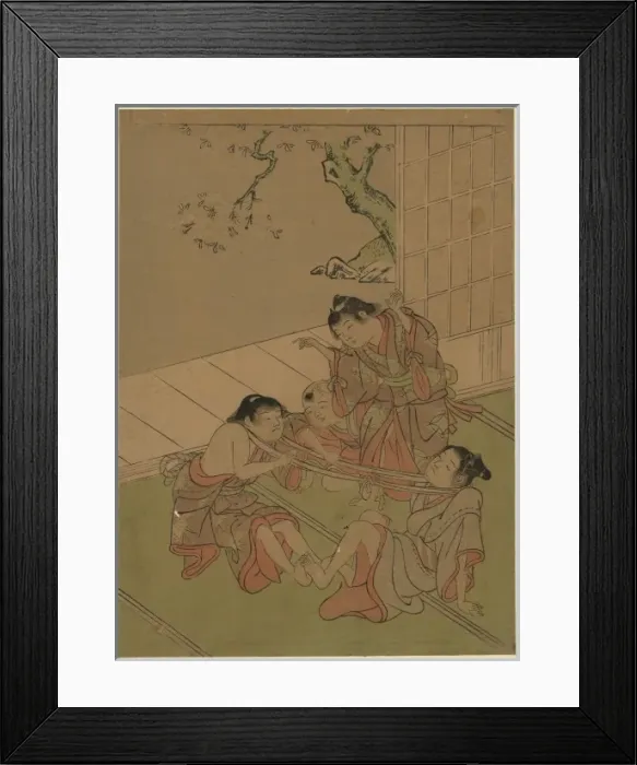 Framed Print : Neck tug of war Framed Print : Neck tug of war