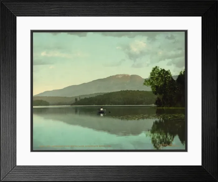 Framed Print : Mt. Ampersand from Round Lake, Adirondack Mountains Framed Print : Mt. Ampersand from Round Lake, Adirondack Mountains