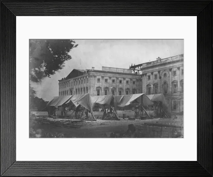 Framed Print : Working the monoliths Framed Print : Working the monoliths