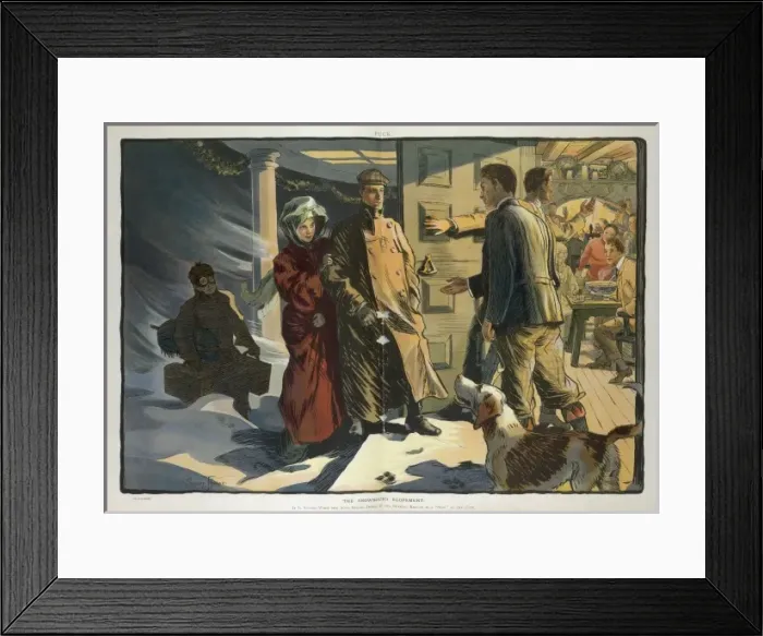 Framed Print : The snowbound elopement Framed Print : The snowbound elopement