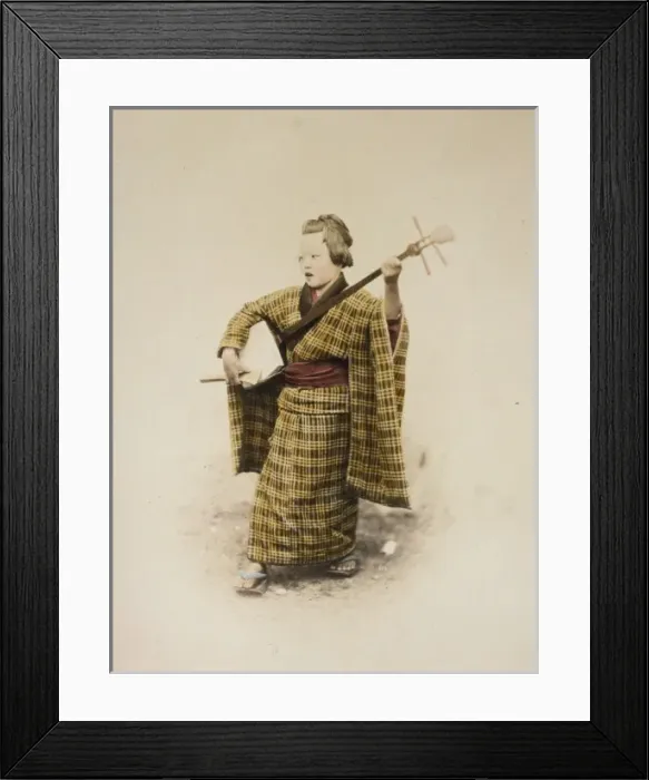 Framed Print : Street musician Framed Print : Street musician