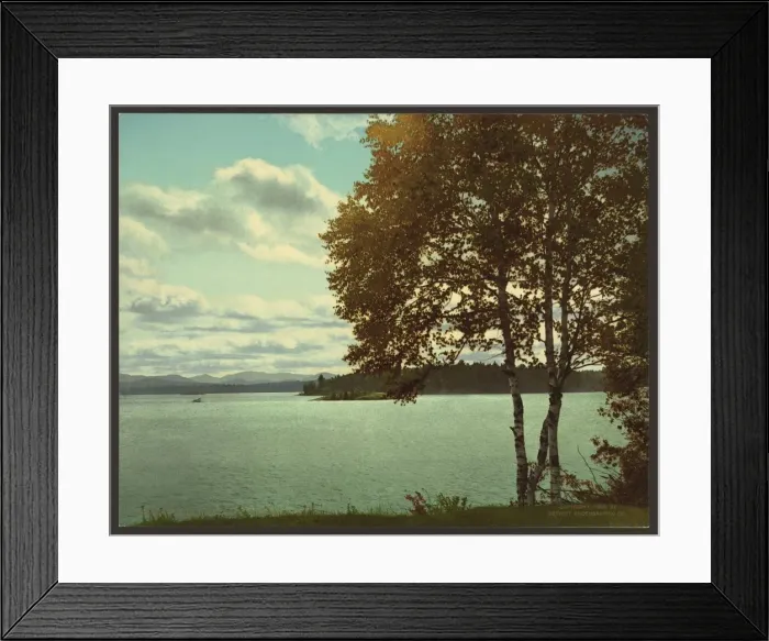 Framed Print : Upper Saranac Lake, Adirondack Mountains Framed Print : Upper Saranac Lake, Adirondack Mountains