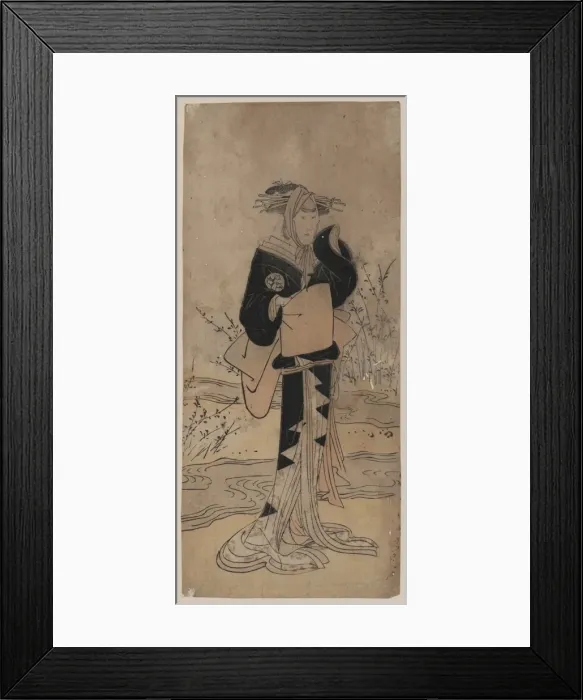 Framed Print : The actor Yamashita Kinsaku II Framed Print : The actor Yamashita Kinsaku II