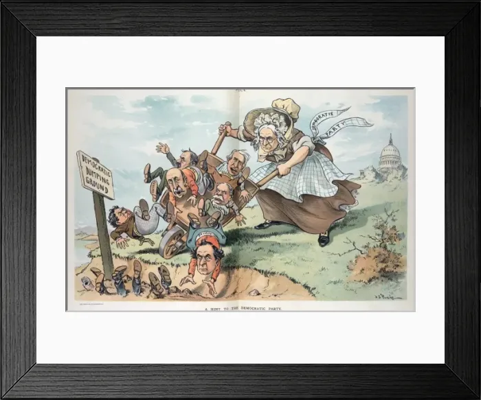 Framed Print : A hint to the Democratic Party Framed Print : A hint to the Democratic Party