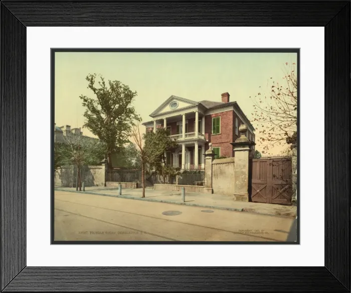 Framed Print : Pringle House, Charleston, S. C Framed Print : Pringle House, Charleston, S. C