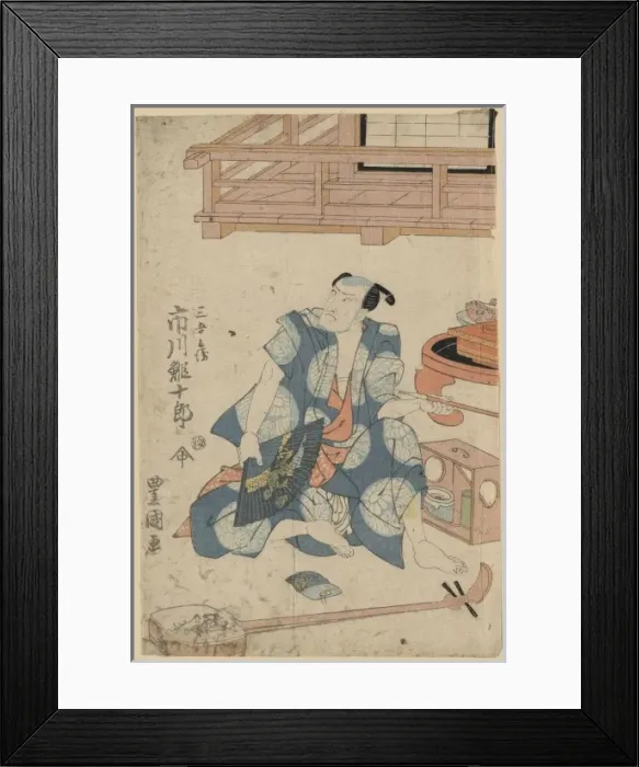 Framed Print : The actor Ichikawa Ebijuro in the role of Sangobei Framed Print : The actor Ichikawa Ebijuro in the role of Sangobei