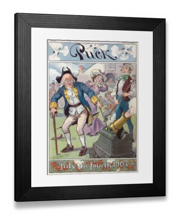 Framed Print : Puck July the fourth 1903 Framed Print : Puck July the fourth 1903