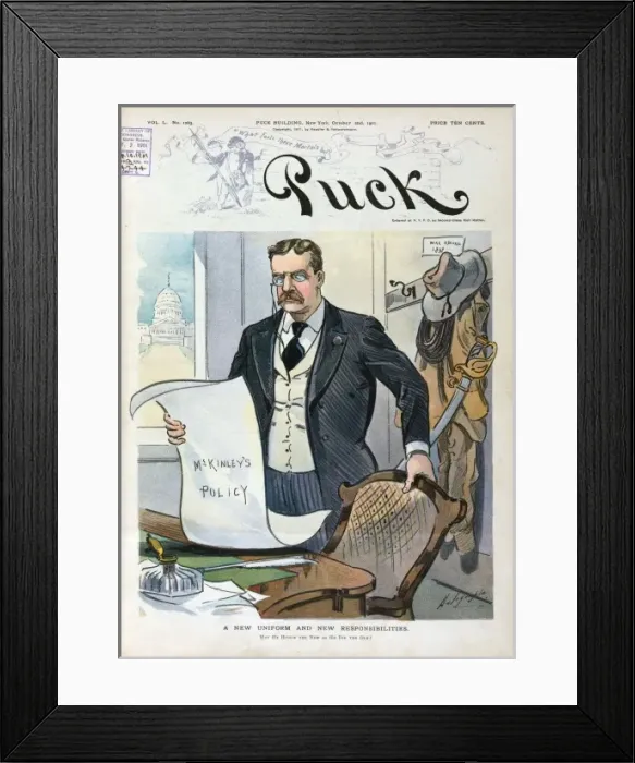 Framed Print : A new uniform and new responsibilities Framed Print : A new uniform and new responsibilities