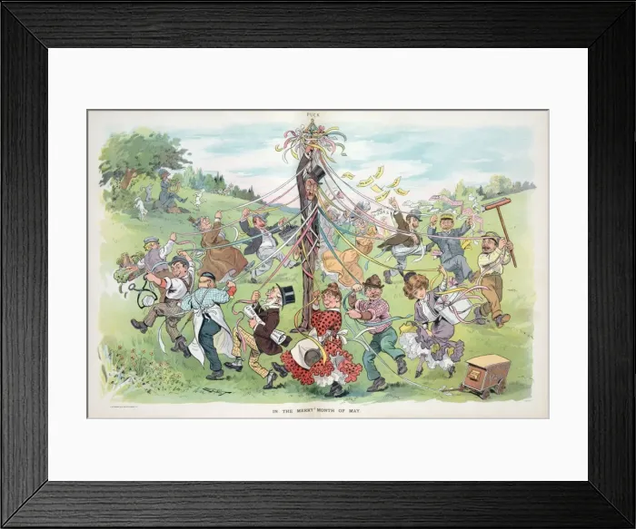 Framed Print : In the merry month of May Framed Print : In the merry month of May
