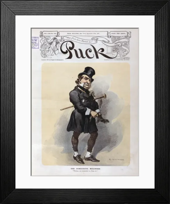 Framed Print : The democratic Micawber Framed Print : The democratic Micawber