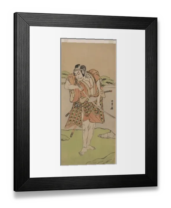 Framed Print : The actor Nakamura Nakazo Framed Print : The actor Nakamura Nakazo