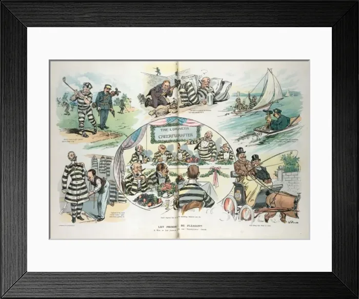 Framed Print : Let prison life be pleasant Framed Print : Let prison life be pleasant