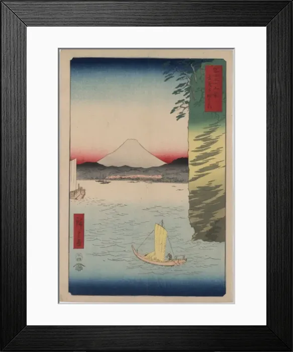 Framed Print : Honmoku no hana in Musashi Province Framed Print : Honmoku no hana in Musashi Province