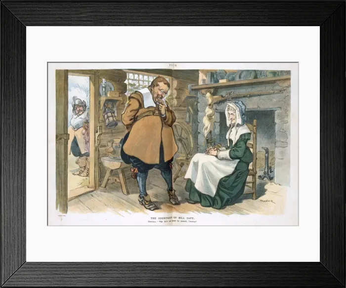 Framed Print : The courtship of Bill Taft Framed Print : The courtship of Bill Taft