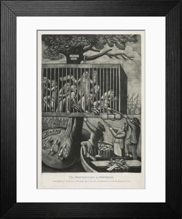Framed Print : The Bostonians in distress Framed Print : The Bostonians in distress