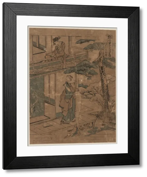 Framed Print : Act seven of the Kanadehon Chushingura Framed Print : Act seven of the Kanadehon Chushingura