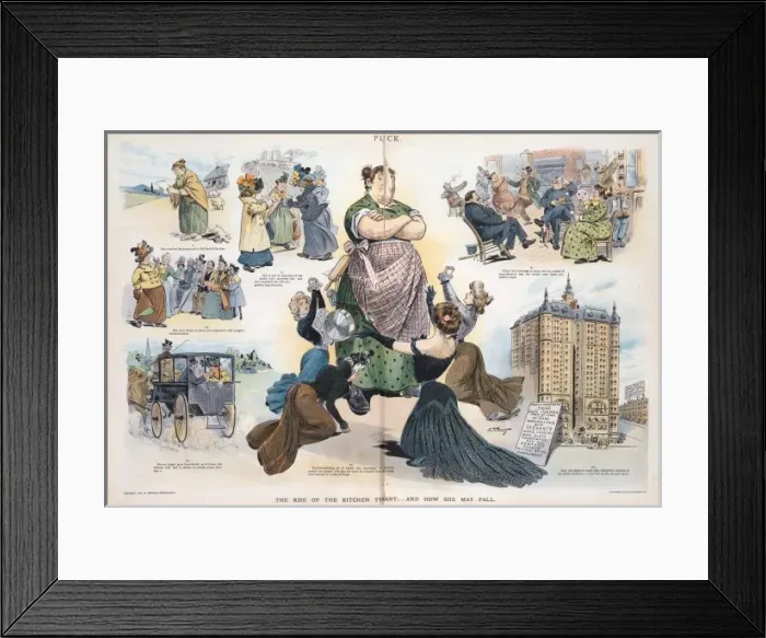 Framed Print : The rise of the kitchen tyrant; - and how she may fall Framed Print : The rise of the kitchen tyrant; - and how she may fall