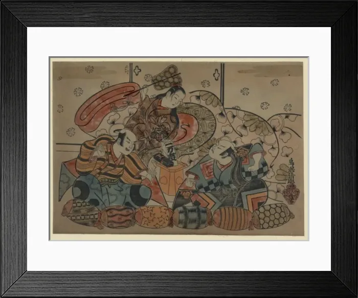 Framed Print : Rivals contending for a beauty Framed Print : Rivals contending for a beauty
