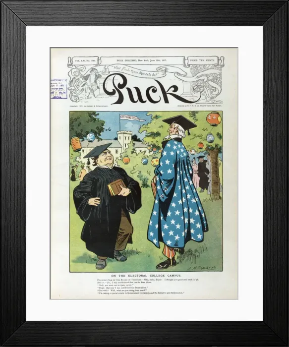 Framed Print : On the electoral college campus Framed Print : On the electoral college campus