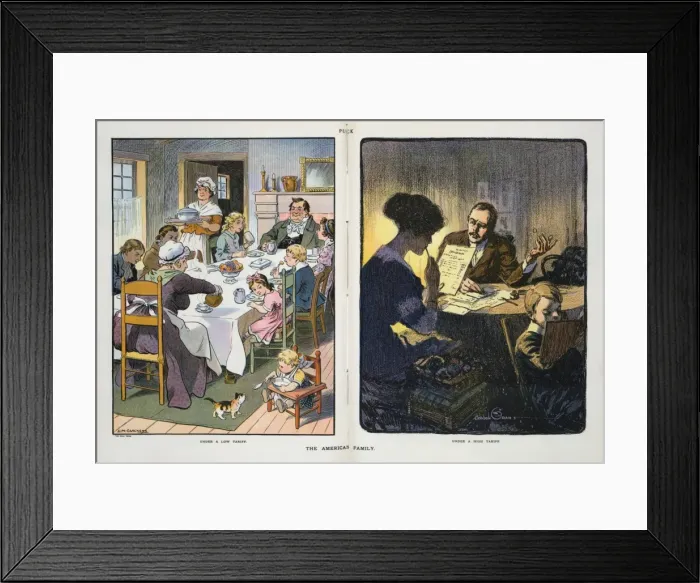 Framed Print : The American family Framed Print : The American family