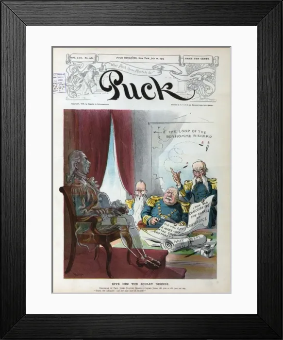 Framed Print : Give him the Schley degree Framed Print : Give him the Schley degree