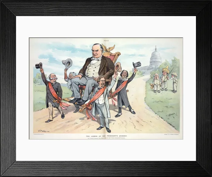 Framed Print : The lesson of the Presidents journey Framed Print : The lesson of the Presidents journey