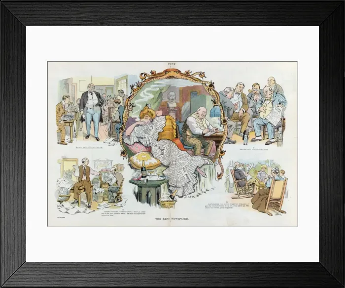 Framed Print : The kept newspaper Framed Print : The kept newspaper