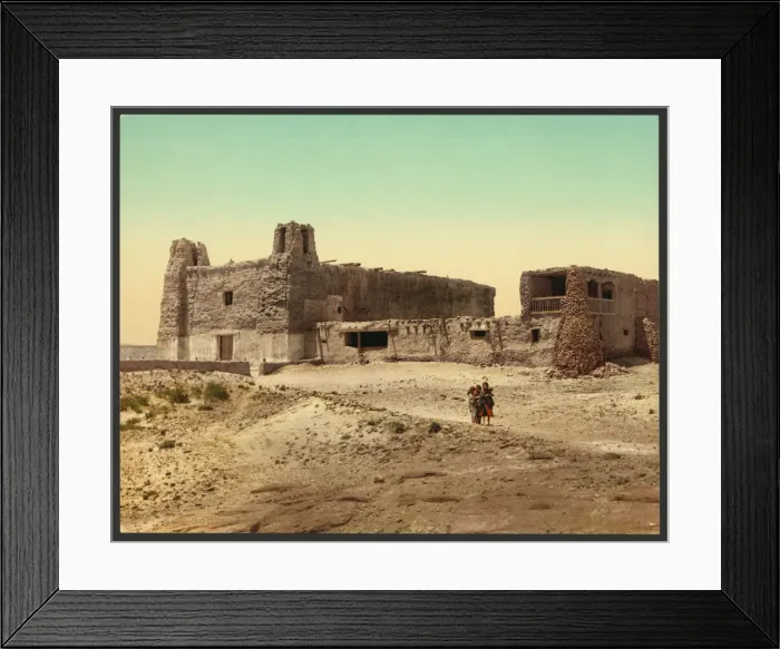 Framed Print : Old church at pueblo of Acoma, N. M Framed Print : Old church at pueblo of Acoma, N. M