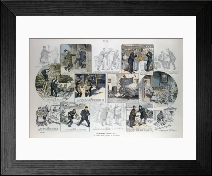 Framed Print : Suburban hospitality Framed Print : Suburban hospitality