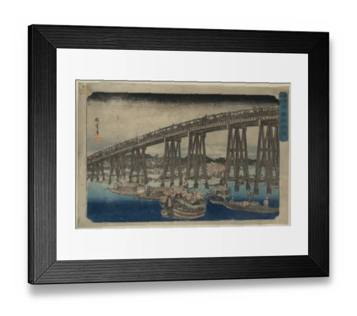 Framed Print : Cooling off at Ryogoku Bridge Cooling off at Ry?goku Bridge Framed Print : Cooling off at Ryogoku Bridge Cooling off at Ry?goku Bridge