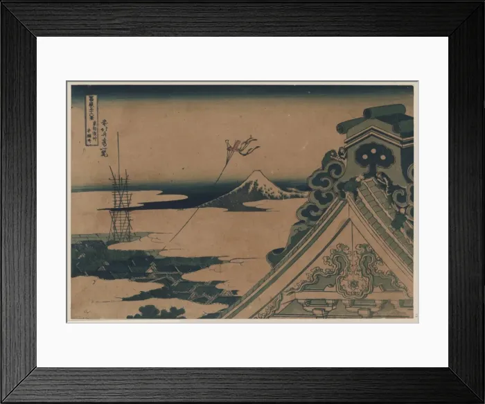 Framed Print : Hongan-ji Temple at Asakusa in the Eastern Capital Framed Print : Hongan-ji Temple at Asakusa in the Eastern Capital