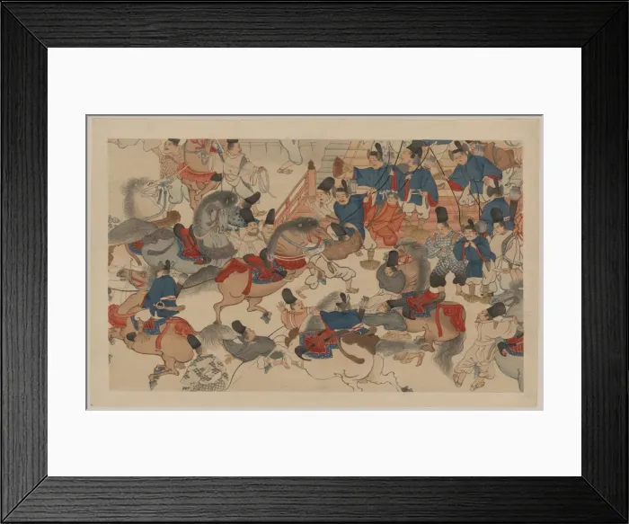 Framed Print : Battle in front of a palace Framed Print : Battle in front of a palace
