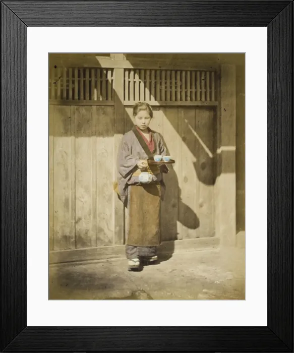 Framed Print : Tearoom waitress Framed Print : Tearoom waitress