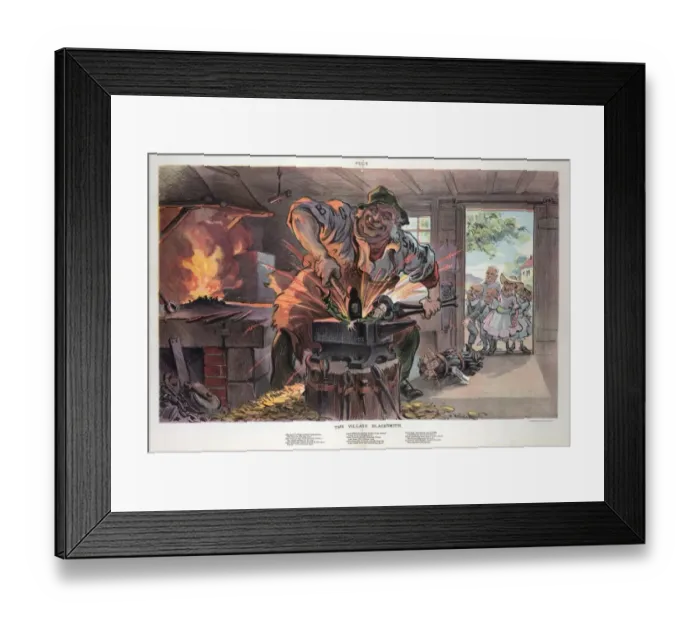 Framed Print : The village blacksmith Framed Print : The village blacksmith