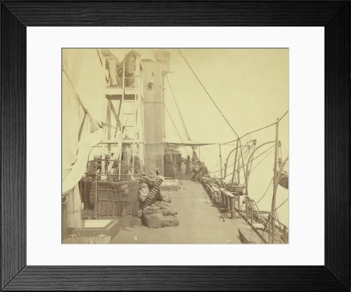 Framed Print : US iron clad Galena, after her attack on Fort Darling, James Framed Print : US iron clad Galena, after her attack on Fort Darling, James