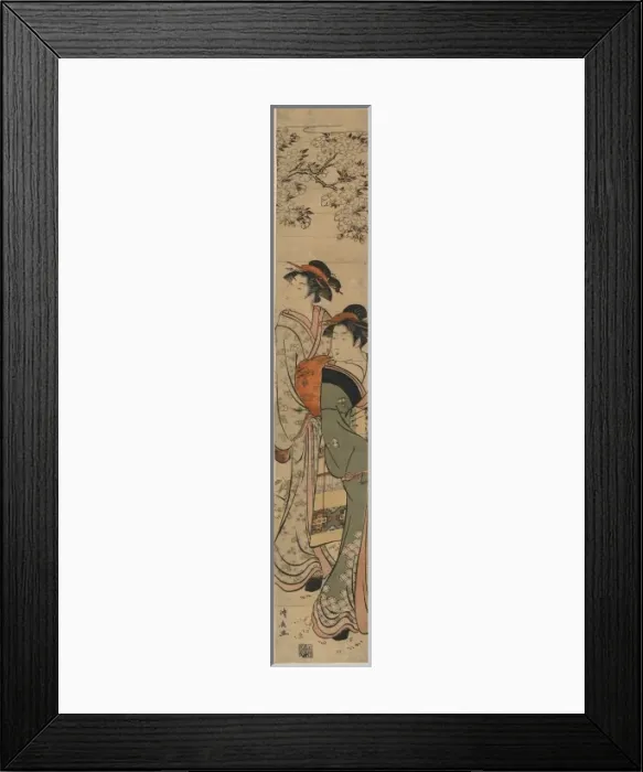Framed Print : Two beauties under a cherry tree Framed Print : Two beauties under a cherry tree