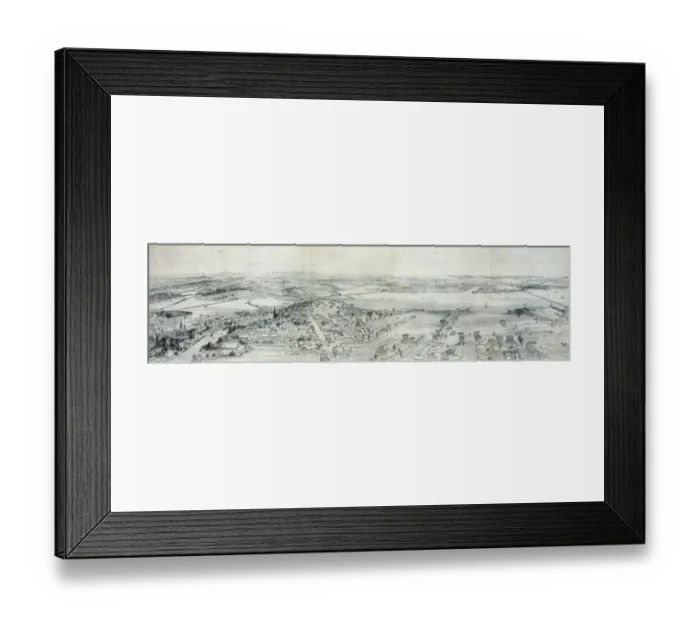 Framed Print : Vicinity of Boston, from Bunker Hill monument, 1853 Framed Print : Vicinity of Boston, from Bunker Hill monument, 1853