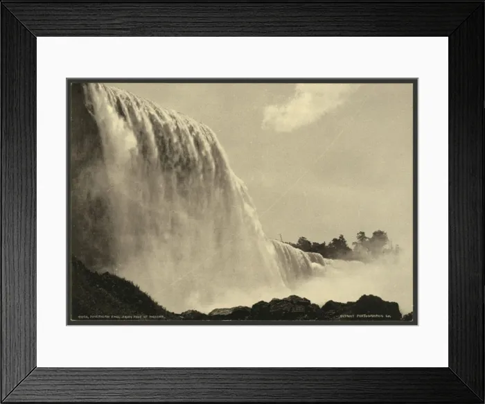 Framed Print : American Fall from foot of incline Framed Print : American Fall from foot of incline