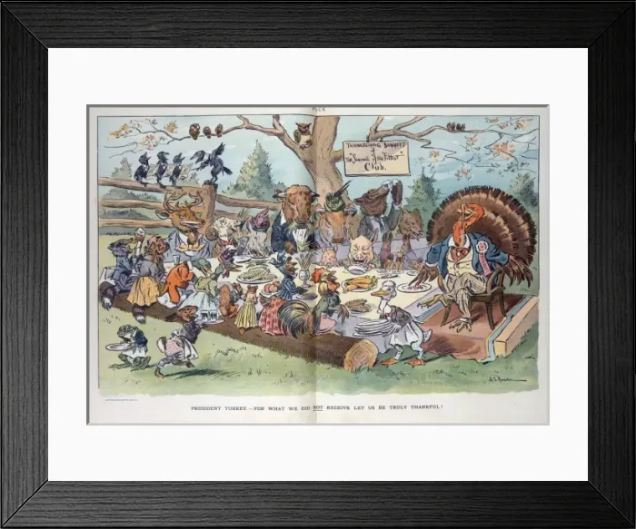 Framed Print : President Turkey - For what we did not receive let us be tru Framed Print : President Turkey - For what we did not receive let us be tru