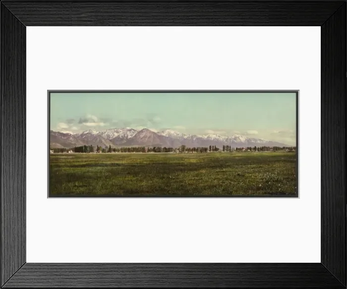 Framed Print : The Wasatch Range from the Valley of the Jordan Framed Print : The Wasatch Range from the Valley of the Jordan