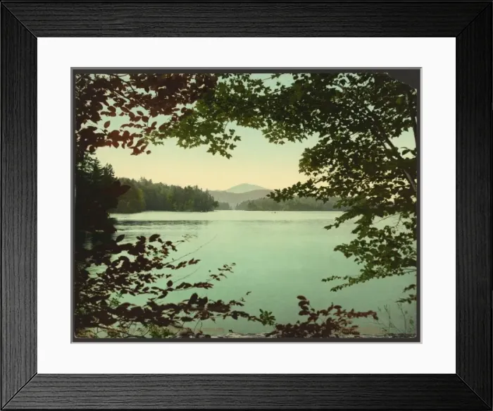 Framed Print : Upper Loon Lake, Adirondack Mountains Framed Print : Upper Loon Lake, Adirondack Mountains