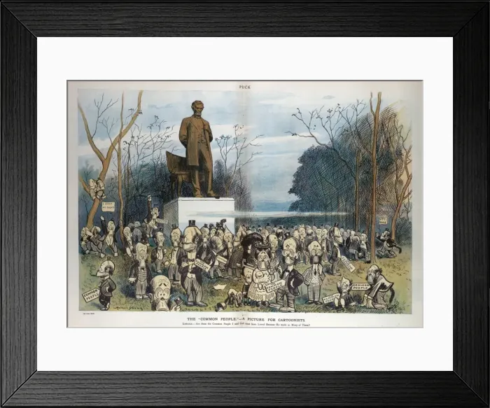 Framed Print : The common people - a picture for cartoonists Framed Print : The common people - a picture for cartoonists