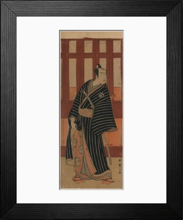 Framed Print : The actor Bando Mitsugoro II in the role of An no Heibei Framed Print : The actor Bando Mitsugoro II in the role of An no Heibei