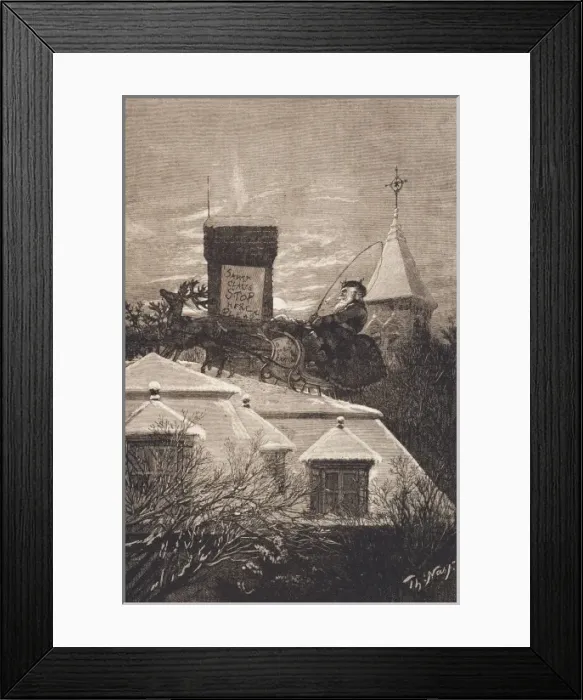 Framed Print : Christmas station Framed Print : Christmas station