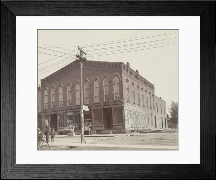 Framed Print : The town-hall, Charleston, Ills. where Lincoln addressed t Framed Print : The town-hall, Charleston, Ills. where Lincoln addressed t